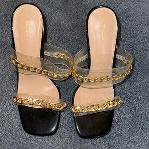 PRETTYLITTLETHINGS Mule Heels size 7